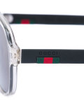 contrast material aviator sunglasses