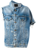 asymmetric denim jacket 