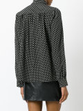 polka dot blouse