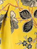 Floral print pleated top