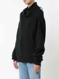 shredded trim jumper 