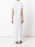 notched neckline dress