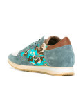 camouflage lace-up sneakers