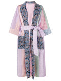 printed panel robe