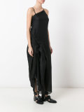 ruffled asymmetric dress