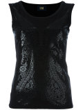 embroidered tank top
