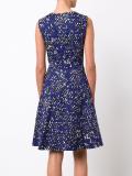 sleeveless flared dress