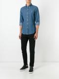 button-down denim shirt