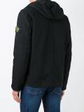 logo patch hooded jacket 