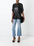 sequin embellished blouse