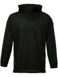 woven style pullover hoodie