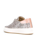 glitter lace-up sneakers