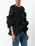 ruffled sweatshirt 