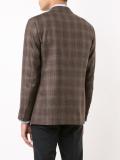 classic checked blazer