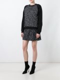 flocked effect sweatshirt
