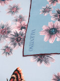 floral-print scarf