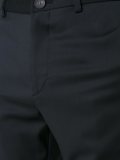 pocket detail straight leg trousers