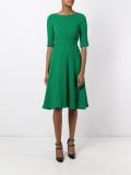 shortsleeved flared dress