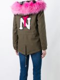 fur collar parka 