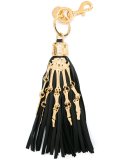 skeleton hand tassel keychain