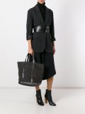 sequin trim shopper 