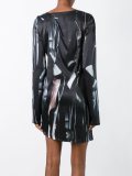 asymmetric drape dress