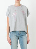 flamingo knit T-shirt 