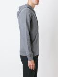 'Swallow' zipped hoodie