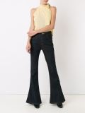 sleeveless knit blouse