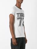 tiger print T-shirt