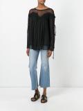 cherry guipure blouse
