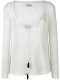 V-neck tassel jumper 