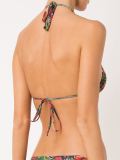 floral print triangle bikini top