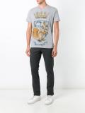 crown print T-shirt