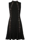 lace detailing sleeveless dress