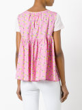 Fireflies print blouse