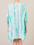 v-neck printed kaftan