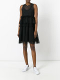 lace detail shift dress