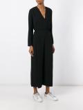v-neck jumpsuit