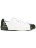 contrast tip sneakers 