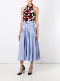 polka dot striped skirt