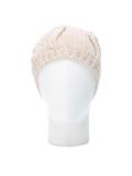 embellished knit beanie