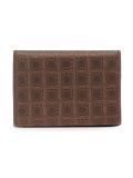 embossed Gancio flap wallet