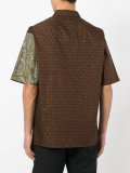 multi-print polo shirt