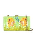 embroidered clutch