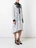 floral lace shirt dress 