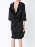 scoop back shirt dress