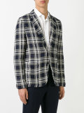 checked blazer 