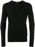 embroidered logo sweatshirt 