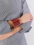 striped cuff bangle